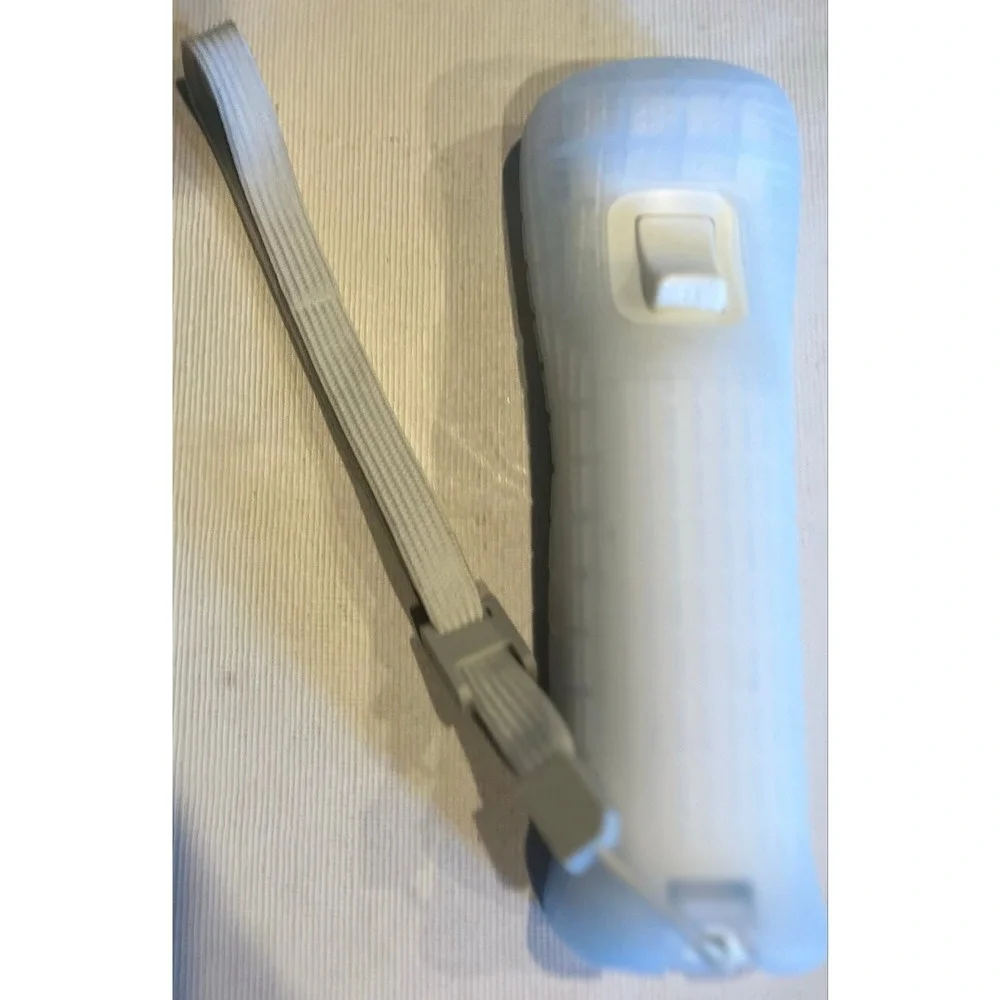 Official Nintendo Wii Remote Plus (White) with New Clear Silicone Jacket-Works